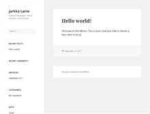 Tablet Screenshot of jarkkolaine.com